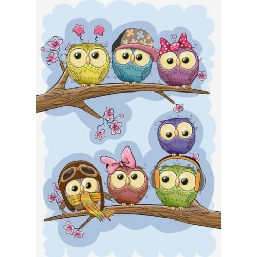 Animal owl hat boy pattern Transparent Clear Silicone Stamp/Seal for DIY scrapbooking/photo album Decorative clear stamp sheets