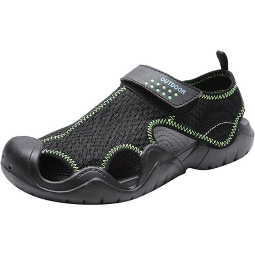 Summer hot style multifunctional wading Sandals Fashion Breathable Mesh Men Shoes flat high quality outdoor non-slip casual shoe