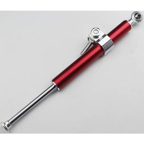 Steering Damper Stabilizer Modified Titanium Ruler Modified Direction Bar Long Handlebar Motorcycle Accessories