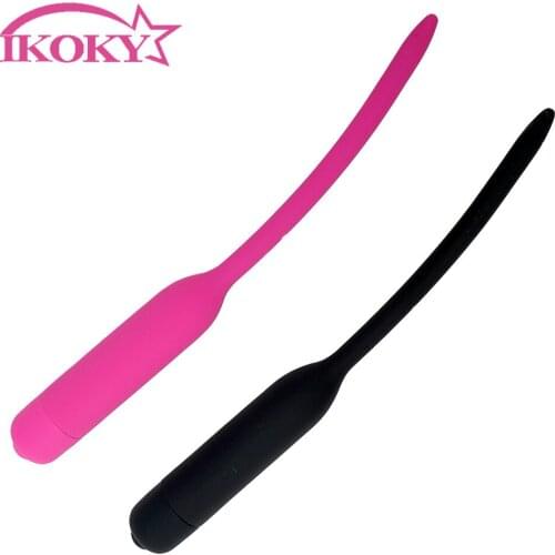 7.5 mm Penis Plug Catheters Urethral Dilators Vibrator Male Chastity Device Masturbator Urethral Sex Products Sex toys For men