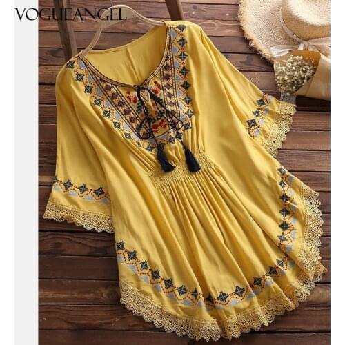 VOGUEANGEL Blouses With Sleeves