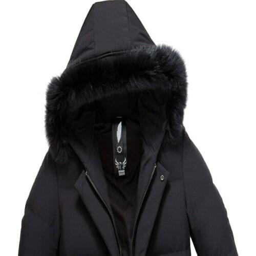 Winter Jacket Men Long Coat Duck Down Jacket Men Clothes 2020 Thick Mens Jacket and Coat Hooded Fur Collar ZL8918 KJ868