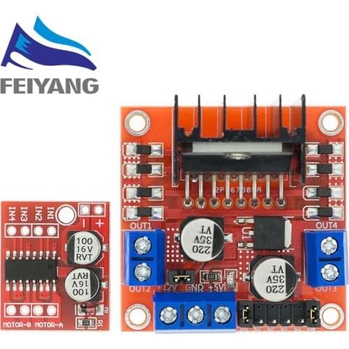 L298 New Dual H Bridge DC Stepper Motor Drive Controller Board Module L298N for Arduino stepper motor smart car robot
