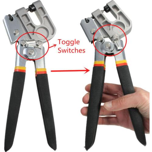 270mm TPR Handle Stud Crimper Pincer Punch Pliers Punching Forceps Board Drywall Partition Fastener Crimping Lock