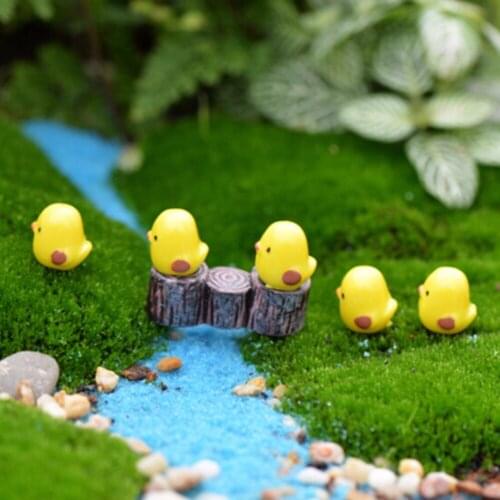 5/10 Pcs Chicken Crafts Mini Fairy Garden Miniatures DIY Home Desktop Micro Moss Landscape Decorations Figurines & Miniatures