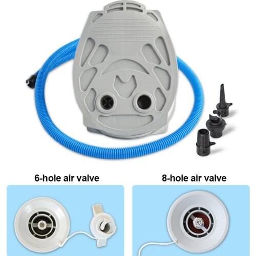 9-inch Foot Pump Inflator Foot Air Pump For Kayak Inflatable Boat Camping Balloon Sleeping Air Bed Yoga Ball Pad Mat Mattress