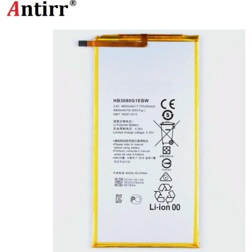 New 4650mAh HB3080G1EBW battery for Huawei Honor Tabet S8 S8-701W 701U /8inch/ Batteries