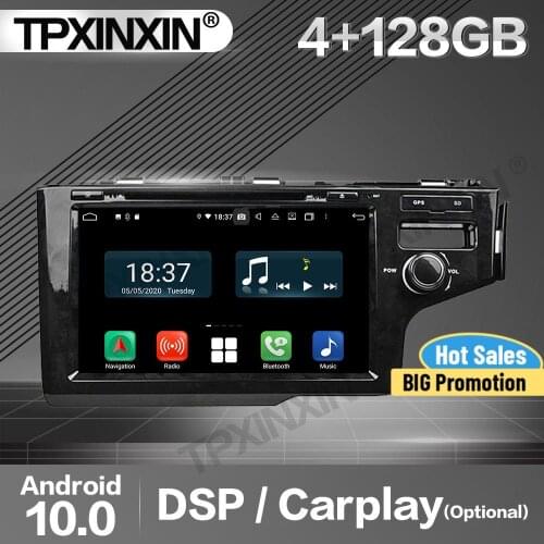 128G Carplay Car Radio 2 Din Stereo Receiver Android 10 For Honda Fit 2014 RHD GPS Player Audio Recorder Head Unit