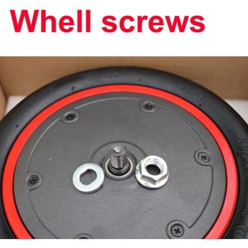 Xiaomi M365 1S Pro2 Electric Scooter Front Wheel Motor Screw Washer 2 Pieces Front Motor Wheel Nut Bolt Screw Fitting