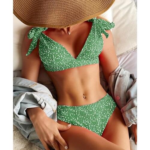 FAKUNTN Polka Dot Swimwear