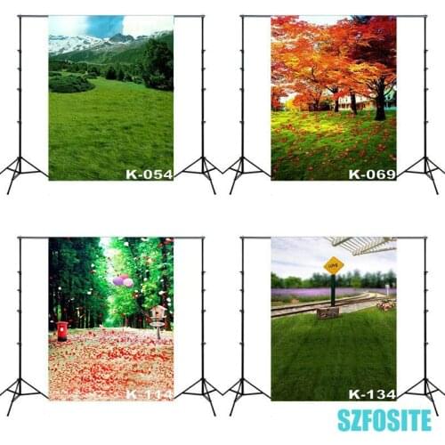 Spring Grass Mountain Flowers Theme Photography Backdrop Family Room Decoration Kids Take Photos of Beautiful Scenery Background