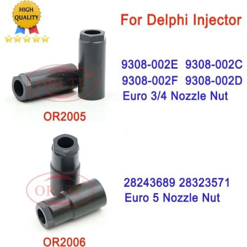 ORLTL ED01 injector nozzle nut 9308-002E cap nut 9308-002C 9308-002F 9308-002D 28243689 28323571 Euro 5 Euro 3/4 For deIphi