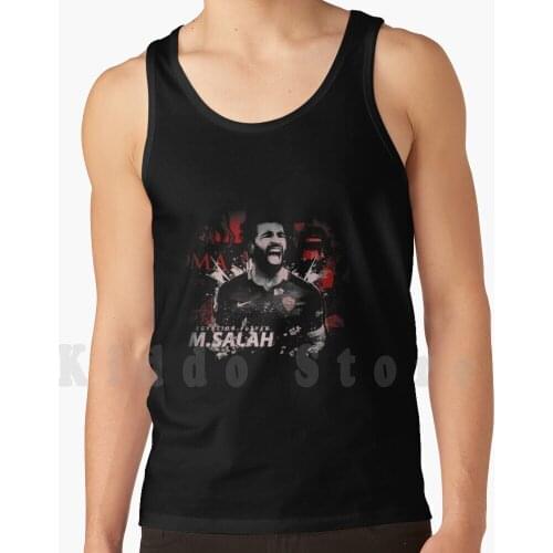 Good.. Mo Salah Tank Tops Vest 100% Cotton Ynwa Soccer Football Mo Salah