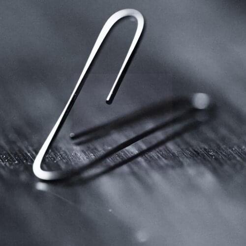 Toys Self Bending Paperclip Nitinol Memory Classic Paperclip Self Illusion Magic Trick Mentalism Toys Change Toy Bending Z6V0