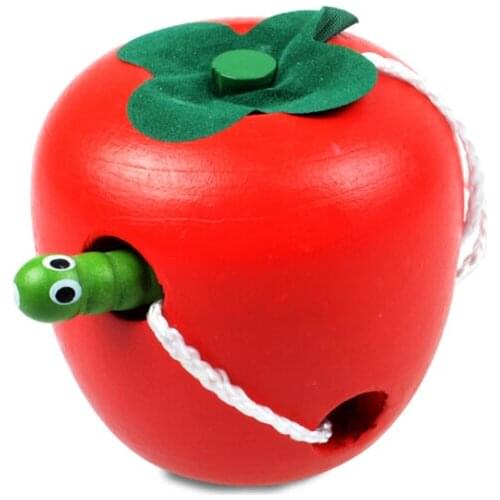 Interesting Rope Wooden Puzzle Game Toys for Children Kids