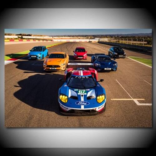 Canvas Paintings Ford Many GT Mustang Fiesta ST Focus RS Fiesta ST Vehicle Posters Wall Art Prints for Living Room Decor