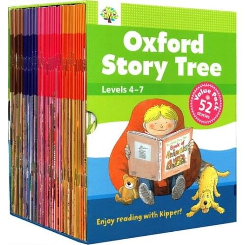 3-6 year 52 book/set Oxford Story Tree 4-7 enjoy reading with Kipper Children English picture book Core story enlightenment