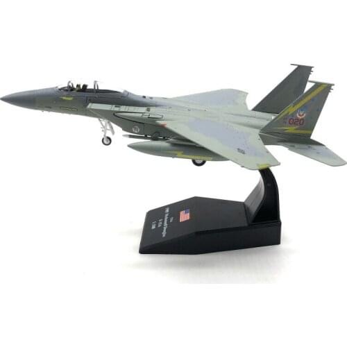 Model Plane 1: 100 F-15 America Eagle Simulation Alloy Fighter Aircraft Model Decoration