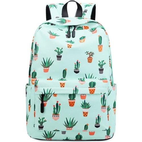 Preppy Style Fashion Women School Bags Travel Backpack For Girls Teenagers 15.6" Laptop Bag Rucksack Waterproof Schoolbag