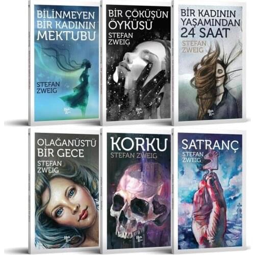 Stefan Zweig Set (6 Book Set) 6 pcs Turkish Book Series