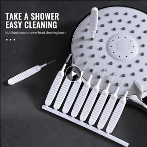 10pcs /set Shower Head Small Brush Bottle Teapot Nozzle Kettle Spout Brush Set For Household Cleaning Supplies Cleaning Tools