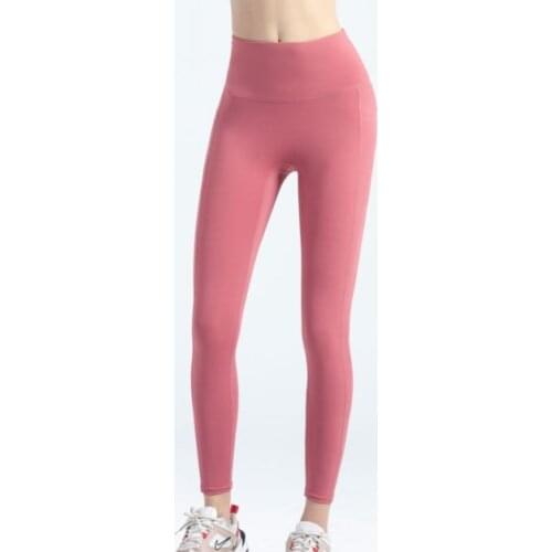 Solid seamless 2020 Hot Sale Fitness Female Full Length Leggings 23 Colors Running Pants Comfortable And Formfitting Yoga Pants