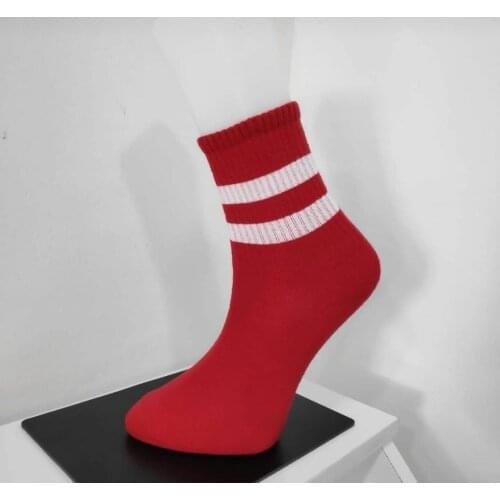 12 Pairs Mixed Women Men Unisex Colorful Socket Striped College Tennis Spor Socks Black White Yellow Green Red Blue