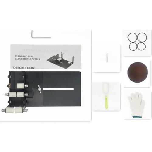 Adjustable DIY Glass Bottle Cutter Tools Set Square Round Wine Beer Cups Cutting