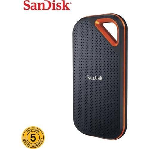 Sandisk Portable SSD V2 1TB 2TB memoria External Memory SSD Flash High Speed External Hard Drive USB 3.2 Type C For Laptop PC