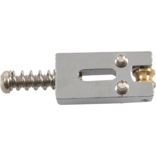 6 Roller Bridge Tremolo Saddles With Wrench For Fender Strat Tele Electric Guitar Chrome Color