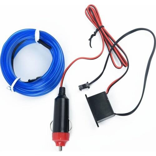 Lamp LED Lights 4 Meter Bright Door Front Inner Interior 12V Blue Charger