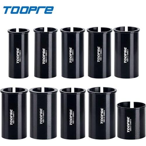 TOOPRE Bicycle seatpost reducing sleeve 22.2/25.4/27.2/28.6/30.4/30.8/31.6/33.9/34.9 Seat tube aluminum alloy modification tool