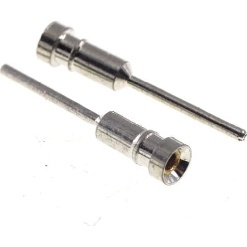 100pcs LED Pin Socket for Cherry Mx Switch keyboard size 9.70mm Length Nickel plating machined Pin