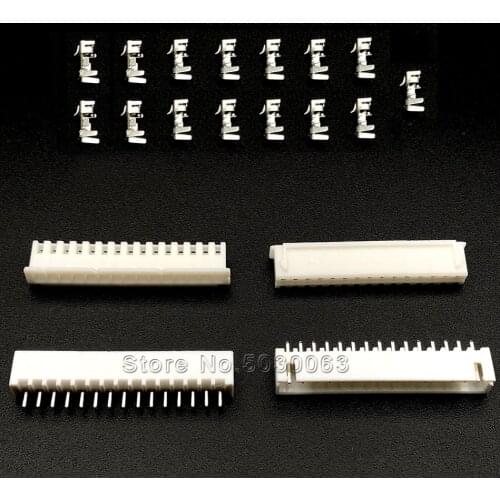 170pcs=10sets XH2.54 15p 15A 2.54mm spacing Terminal Kit / Housing / Pin Header JST Connector Wire Connectors Adaptor XH TJC3