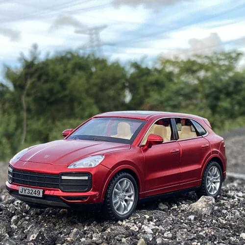 2021 NEW 1:32 Porsche Cayenne Alloy Car Model Diecasts & Toy Vehicles Metal Car Model Collection Simulation Childrens Toys Gifts