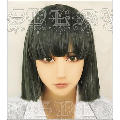 Anime Spirited Away Haku Nigihayami Kohakunushi 35cm Short Green Mixed Cosplay Heat Resistant Synthetic Hair Wigs + Wig Cap