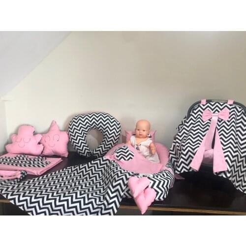 BABYNEST-BABY BED FULL SET 10 PIECE