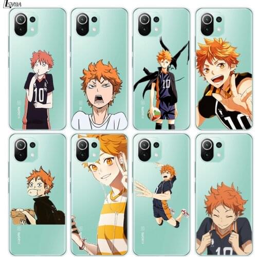 Haikyuu Hinata Attacks Anime Soft Silicone Cover For Xiaomi Mi Note 11 11i 10i 10T 10 9T 9 SE Lite Pro Ultra Phone Case