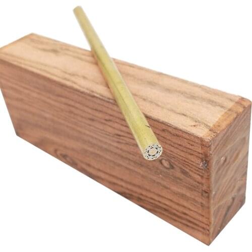 DIY knife MOSAIC PIN 6MM Brass Tube MAKING HANDLE SCALES GRIPS KNIFE 130mm