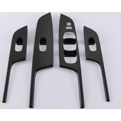 For Nissan Navara NP300 Terra 2017 2018 2019 Interior Accessories Window Lift Switch Button Cover Trims Door Armrest Panel Frame