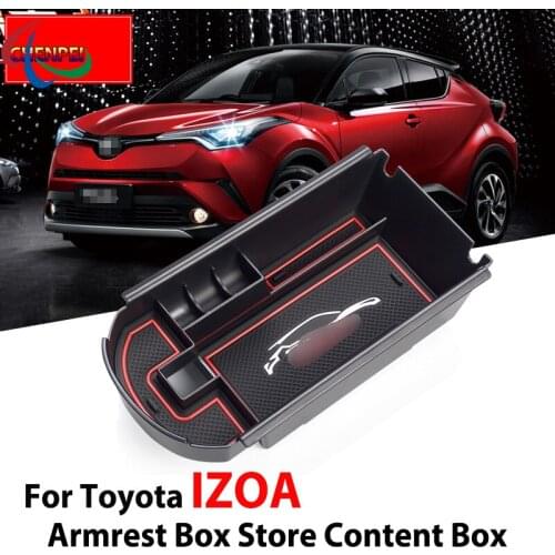 For Toyota IZOA Interior Modification Armrest Box Storage Box Layered Decorative Compartment Car Storage Box Car Accessories
