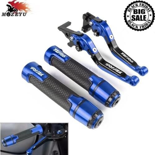 For YAMAHA yzf YZF R6 1999-2004 2003 2002 2001 2000 Motorcycle Folding Brake Clutch Lever and Handle Grips YZFR6 YZF-R6 Handbar