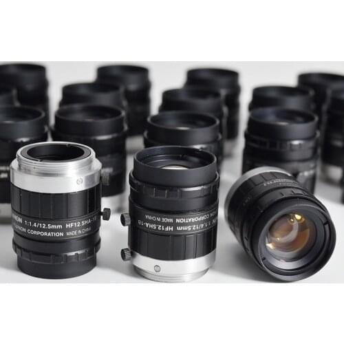Used original FUJINON HF12.5HA-1B industrial lens 12.5mm C mount