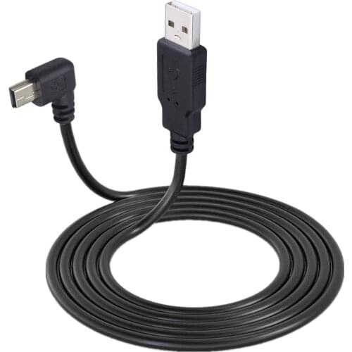 Mini usb to USB Cable USB 2.0 Male to Mini USB2.0 5pin UP Down Left Right Angled 90 Degree Cable for Camera MP4 Tablet 0.25m0.5m