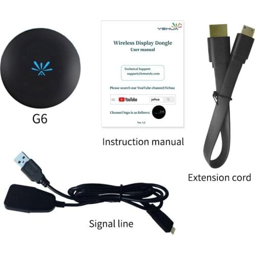 TV Stick 1080P HD Wireless WiFi Display Dongle HDMI-compatible for Youtube Airplay Mirror for Android IOS to HDTV Screen Mirror