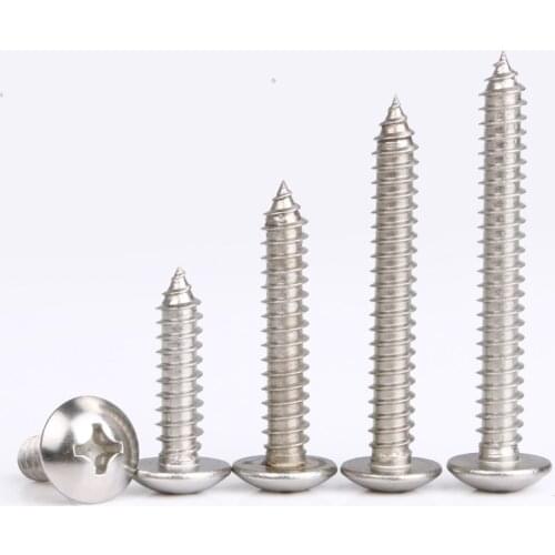 M3 M4 M5 Stainless Steel Flat Head Screws Kits High strength Self-Tapping Screws Assortment Set For Wood Furniture