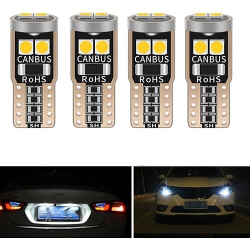 T10 W5W WY5W 2825 Super Bright LED Canbus No Error Car Interior Reading Dome Lights Auto Parking Lamp Wedge Tail Side Bulb