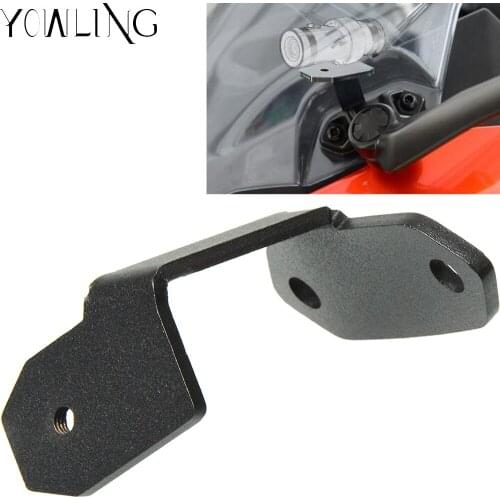 Ninja 400 NINJA400 Steel Left DVR Bracket Riding Navigation Automobile Data Recorder Bracket for KAWASAKI NINJA 400 2018 2019