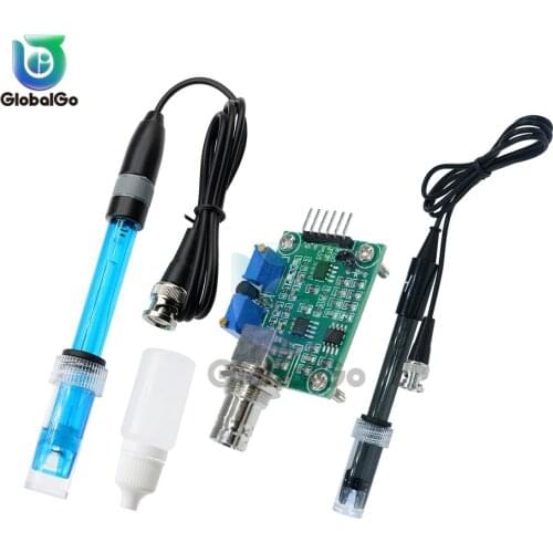 PH Electrode Probe BNC Contor for Aquarium Hydroponic PH Controller Meter Sensor ph tester probe Detection detect medidor