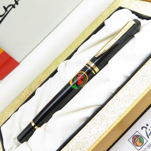 Picasso In The Mirror Girl Fountain Pen Woman Black-Gold | Picasso Pen | İsme special pen